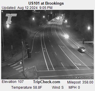 Traffic Cam US 101 at Brookings